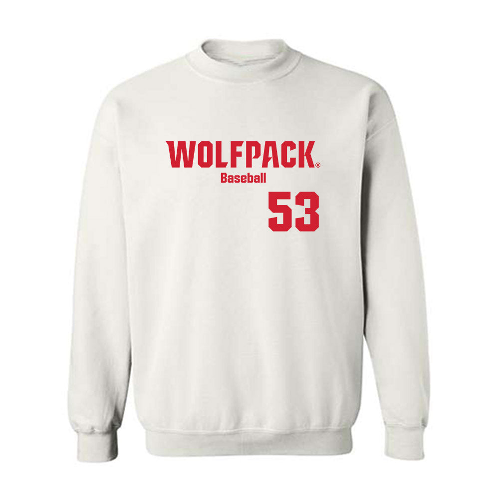 NC State - NCAA Baseball : Jet Gilliam - Classic Shersey Crewneck Sweatshirt-0