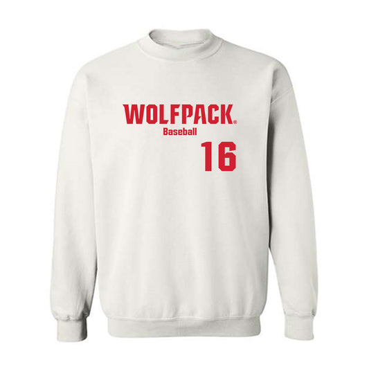 NC State - NCAA Baseball : Truitt Manuel - Classic Shersey Crewneck Sweatshirt