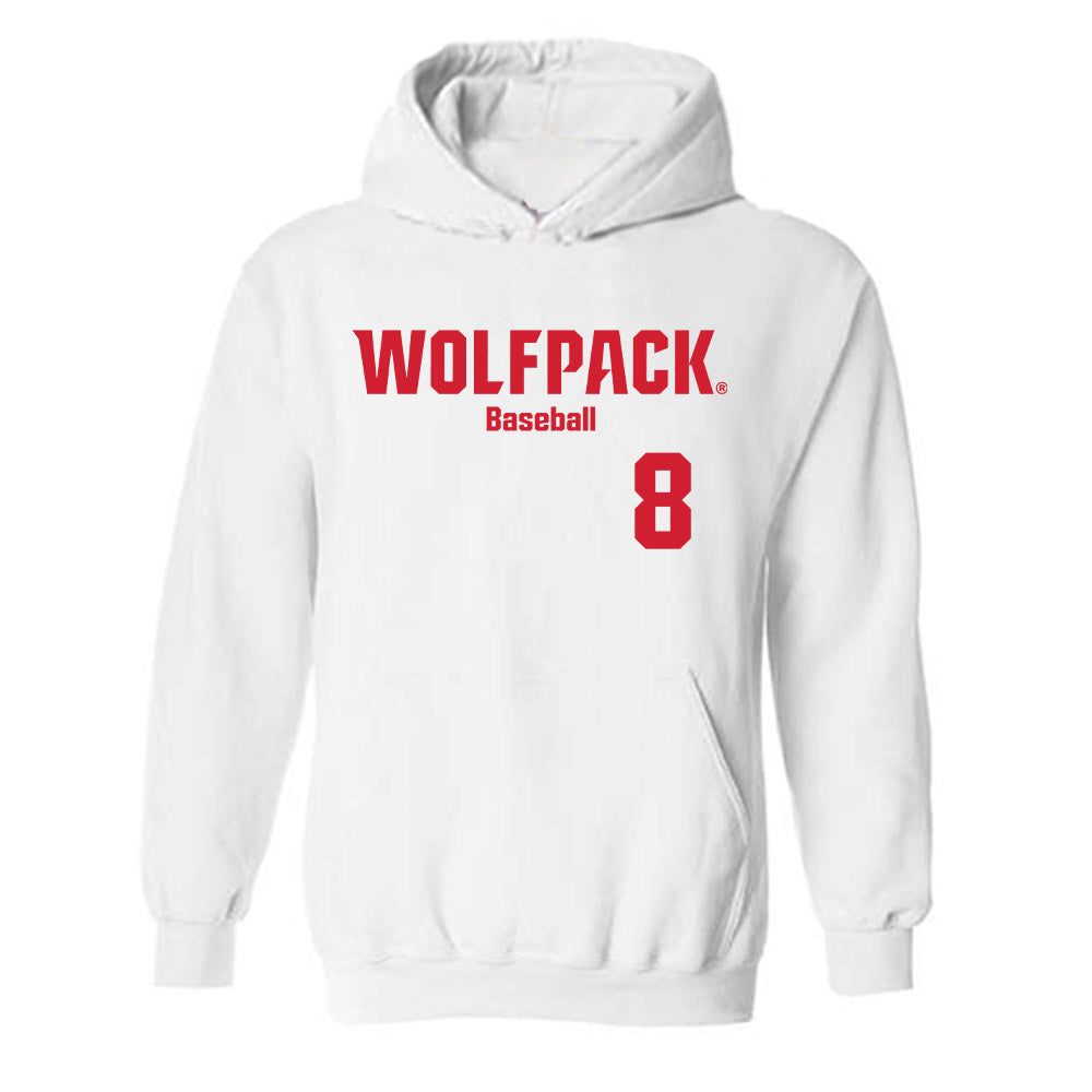 NC State - NCAA Baseball : Rydef Garino - Classic Shersey Hooded Sweatshirt-0