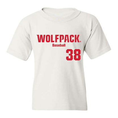 NC State - NCAA Baseball : Landon Carr - Classic Shersey Youth T-Shirt-0