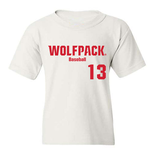 NC State - NCAA Baseball : Andrew Wiggins - Classic Shersey Youth T-Shirt-0