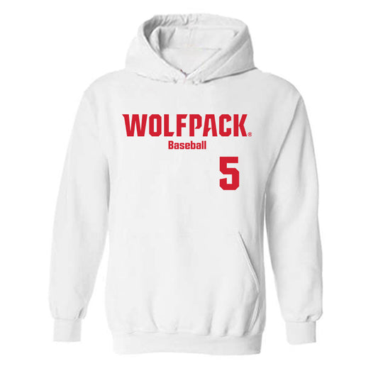 NC State - NCAA Baseball : Sherman Johnson - Classic Shersey Hooded Sweatshirt-0