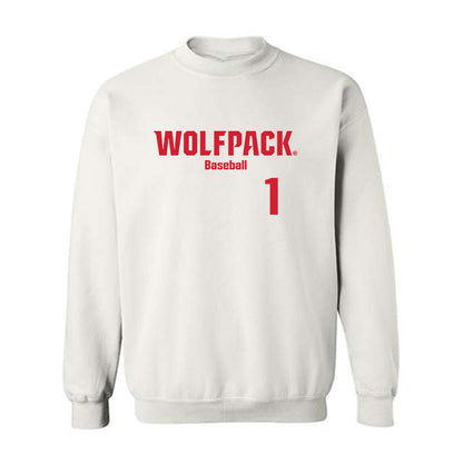NC State - NCAA Baseball : Rett Johnson - Classic Shersey Crewneck Sweatshirt-0