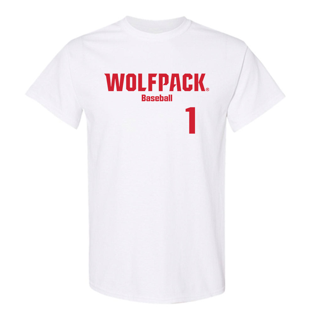 NC State - NCAA Baseball : Rett Johnson - Classic Shersey T-Shirt-0