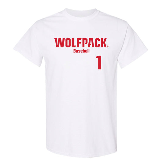 NC State - NCAA Baseball : Rett Johnson - Classic Shersey T-Shirt-0