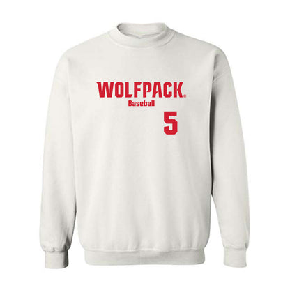 NC State - NCAA Baseball : Sherman Johnson - Classic Shersey Crewneck Sweatshirt-0