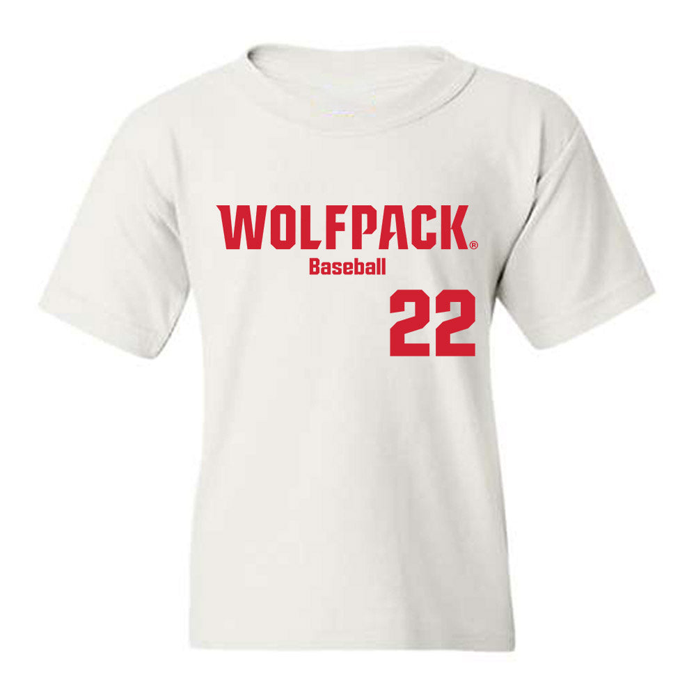 NC State - NCAA Baseball : Luke Hemric - Classic Shersey Youth T-Shirt-0