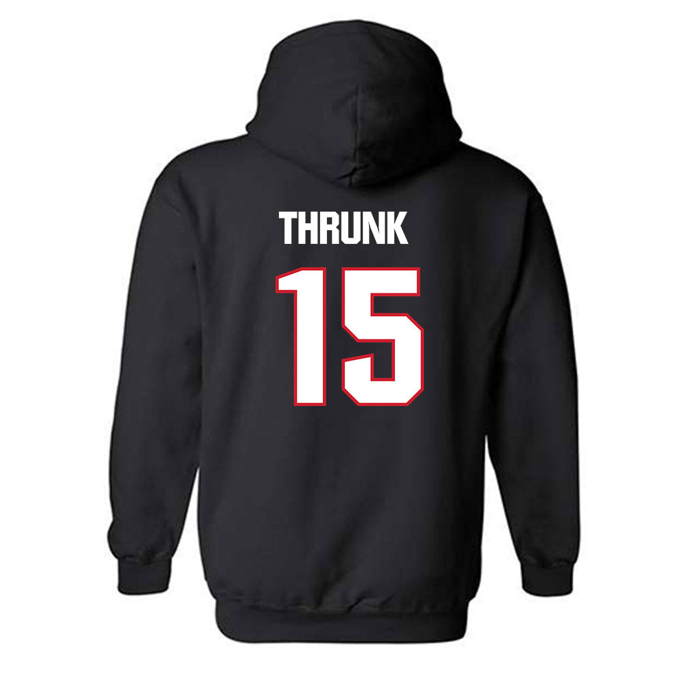 NC State - NCAA Softball : Teagan Thrunk - Classic Shersey Hooded Sweatshirt