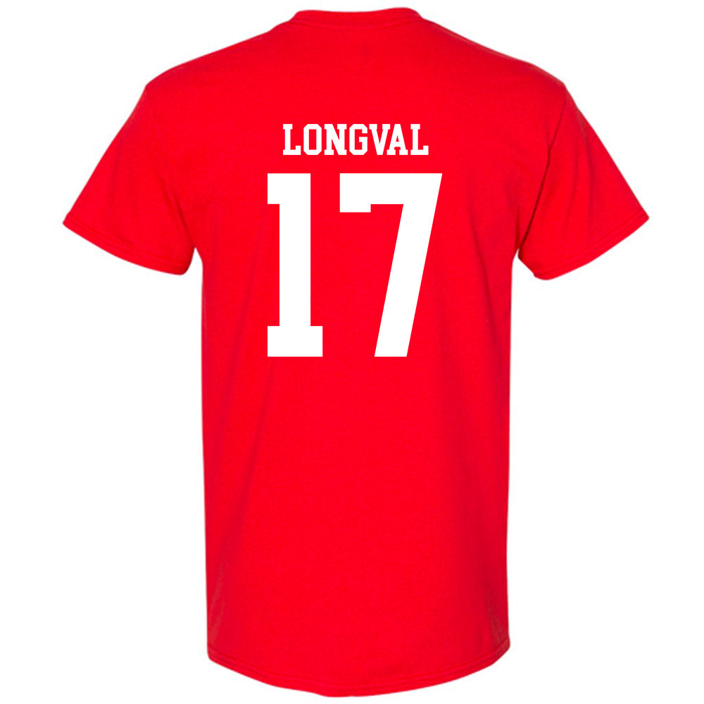 Nebraska - NCAA Football : Luke Longval - T-Shirt