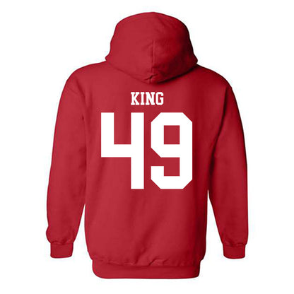 Nebraska - NCAA Football : Danny King - Fashion Shersey Hooded Sweatshirt