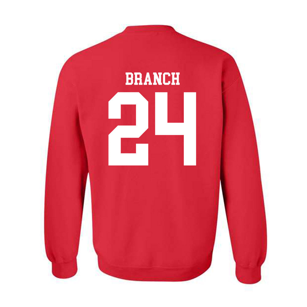 Nebraska - NCAA Football : Derek Branch - Fashion Shersey Crewneck Sweatshirt-1