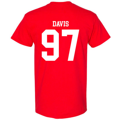 Nebraska - NCAA Football : Keona Davis - Fashion Shersey T-Shirt-1