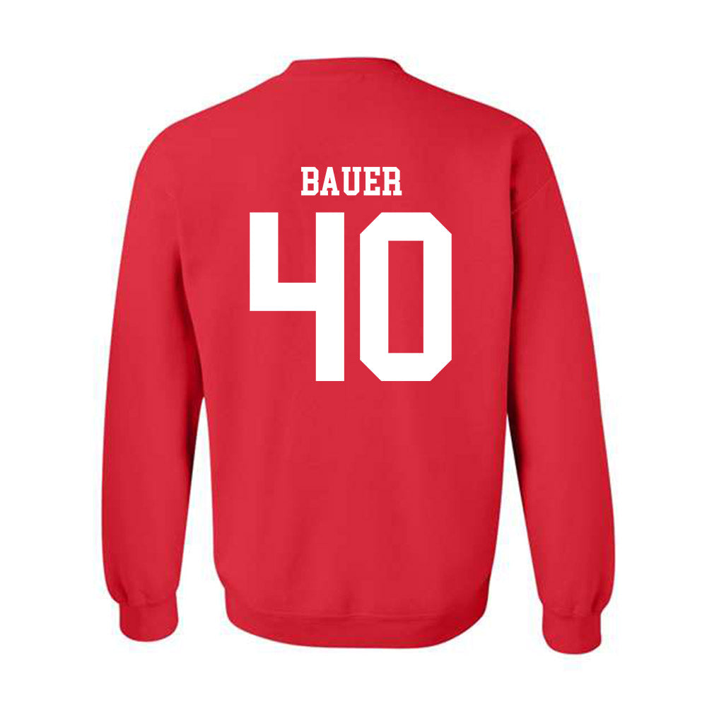 Nebraska - NCAA Football : Rowdy Bauer - Crewneck Sweatshirt