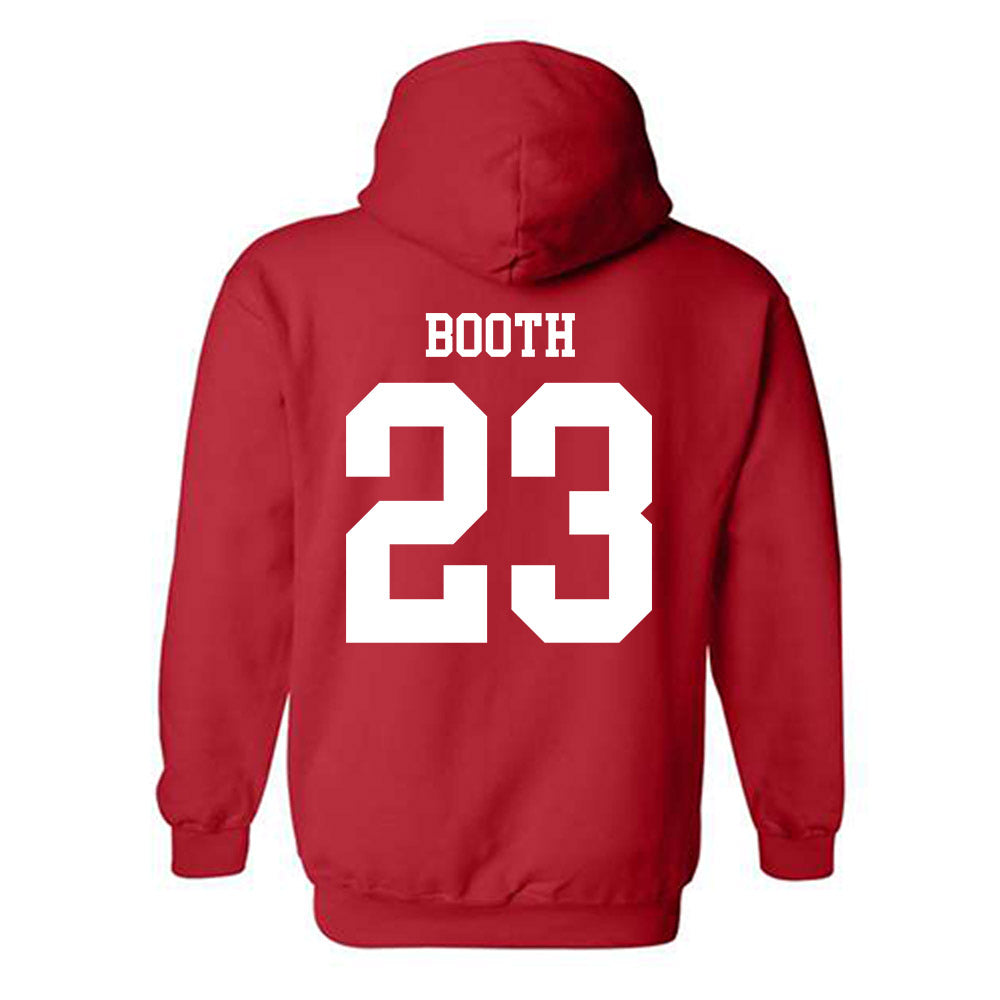 Nebraska - NCAA Football : Conor Booth - Fashion Shersey Hooded Sweatshirt-1