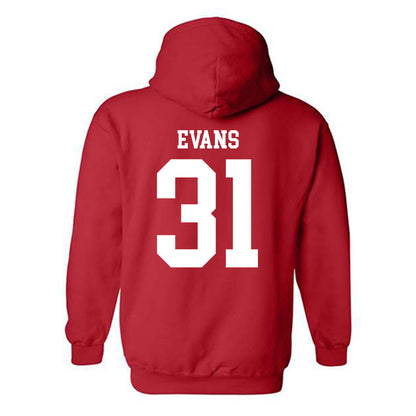 Nebraska - NCAA Football : Ryker Evans - Hooded Sweatshirt