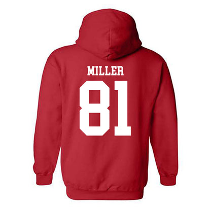Nebraska - NCAA Football : Hayes Miller - Fashion Shersey Hooded Sweatshirt