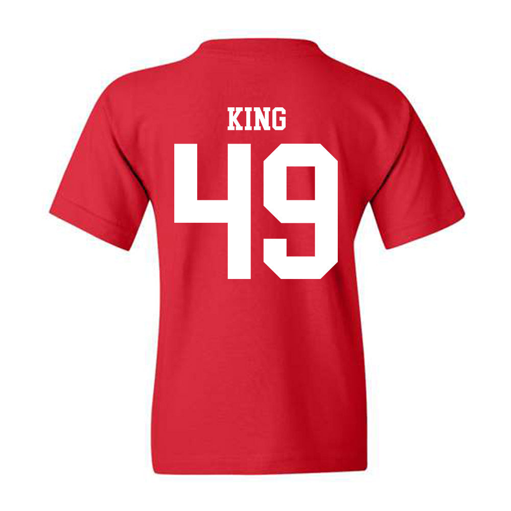 Nebraska - NCAA Football : Danny King - Fashion Shersey Youth T-Shirt