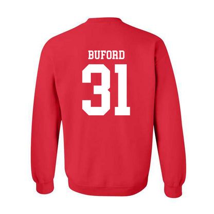 Nebraska - NCAA Football : Mario Buford - Fashion Shersey Crewneck Sweatshirt-1