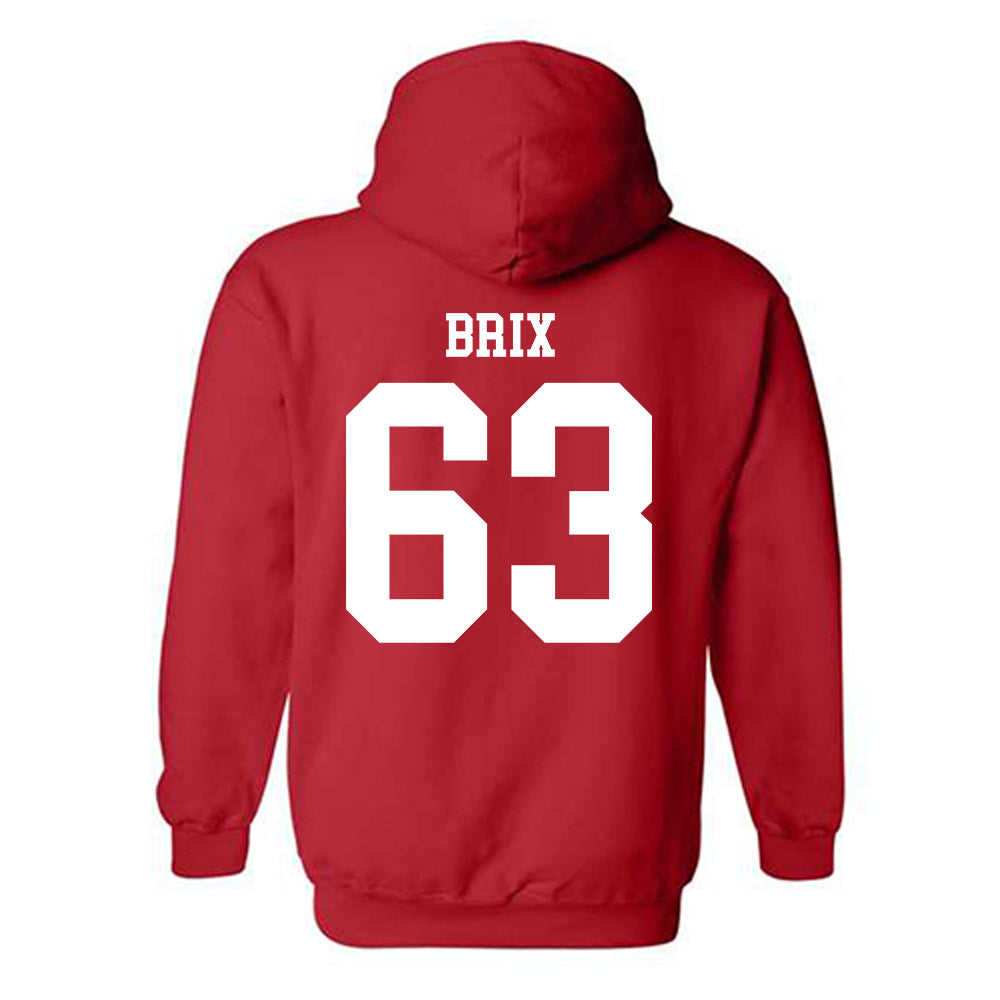 Nebraska - NCAA Football : Grant Brix - Hooded Sweatshirt