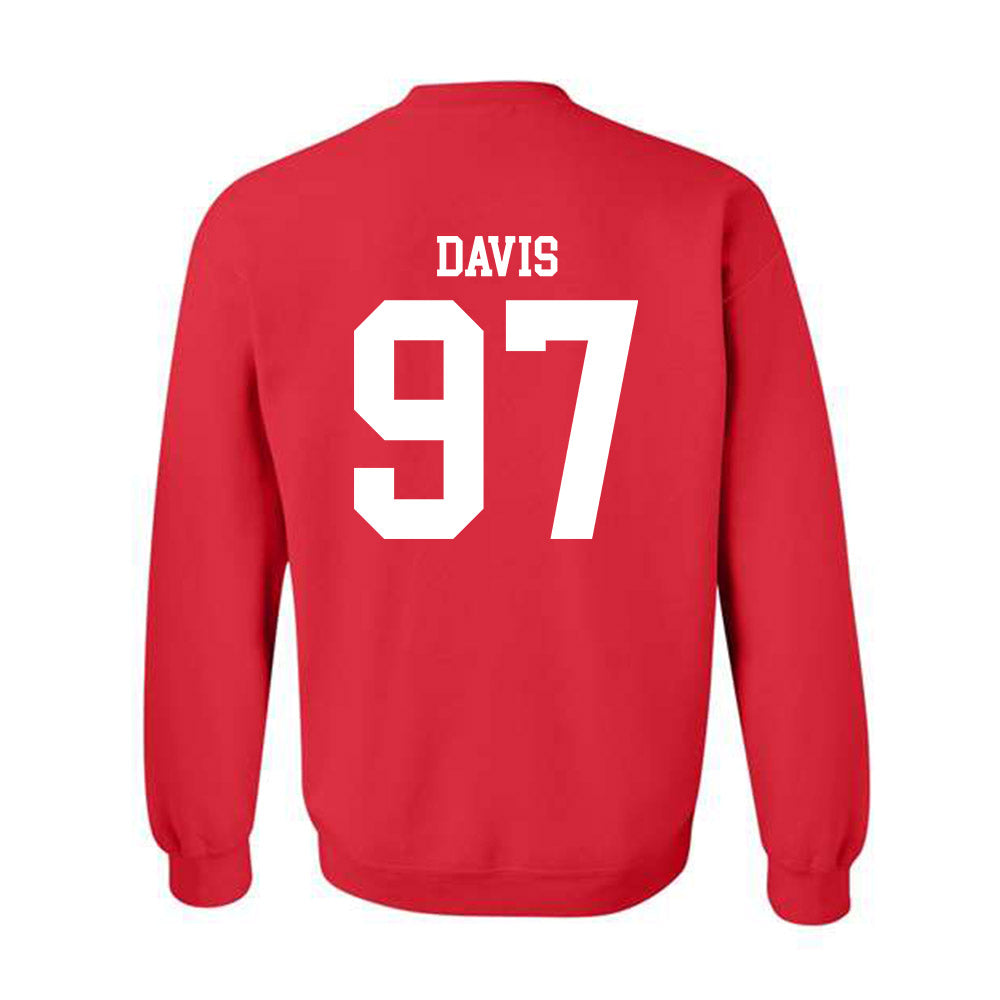 Nebraska - NCAA Football : Keona Davis - Fashion Shersey Crewneck Sweatshirt-1