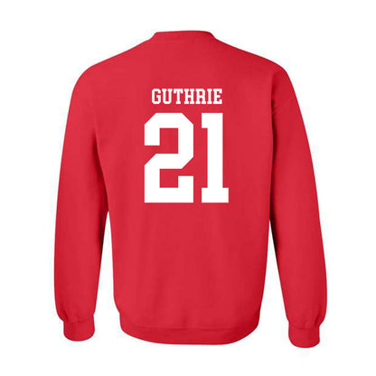 Nebraska - NCAA Football : Rex Guthrie - Fashion Shersey Crewneck Sweatshirt-1