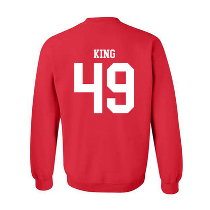 Nebraska - NCAA Football : Danny King - Fashion Shersey Crewneck Sweatshirt