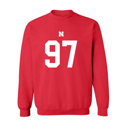 Nebraska - NCAA Football : Keona Davis - Fashion Shersey Crewneck Sweatshirt-0