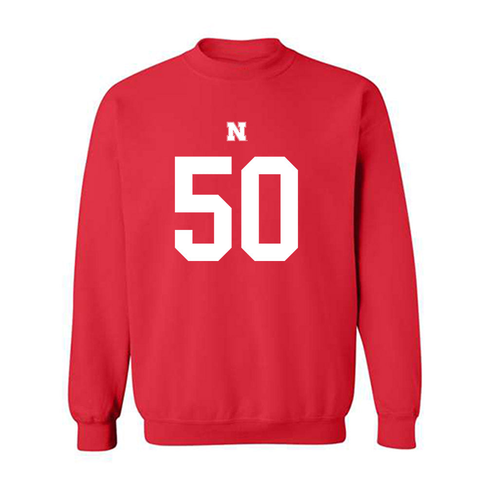 Nebraska - NCAA Football : Christian Jones - Fashion Shersey Crewneck Sweatshirt-0