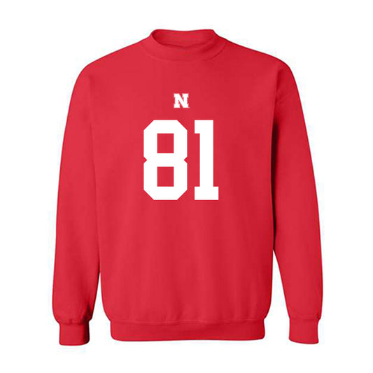 Nebraska - NCAA Football : Hayes Miller - Fashion Shersey Crewneck Sweatshirt