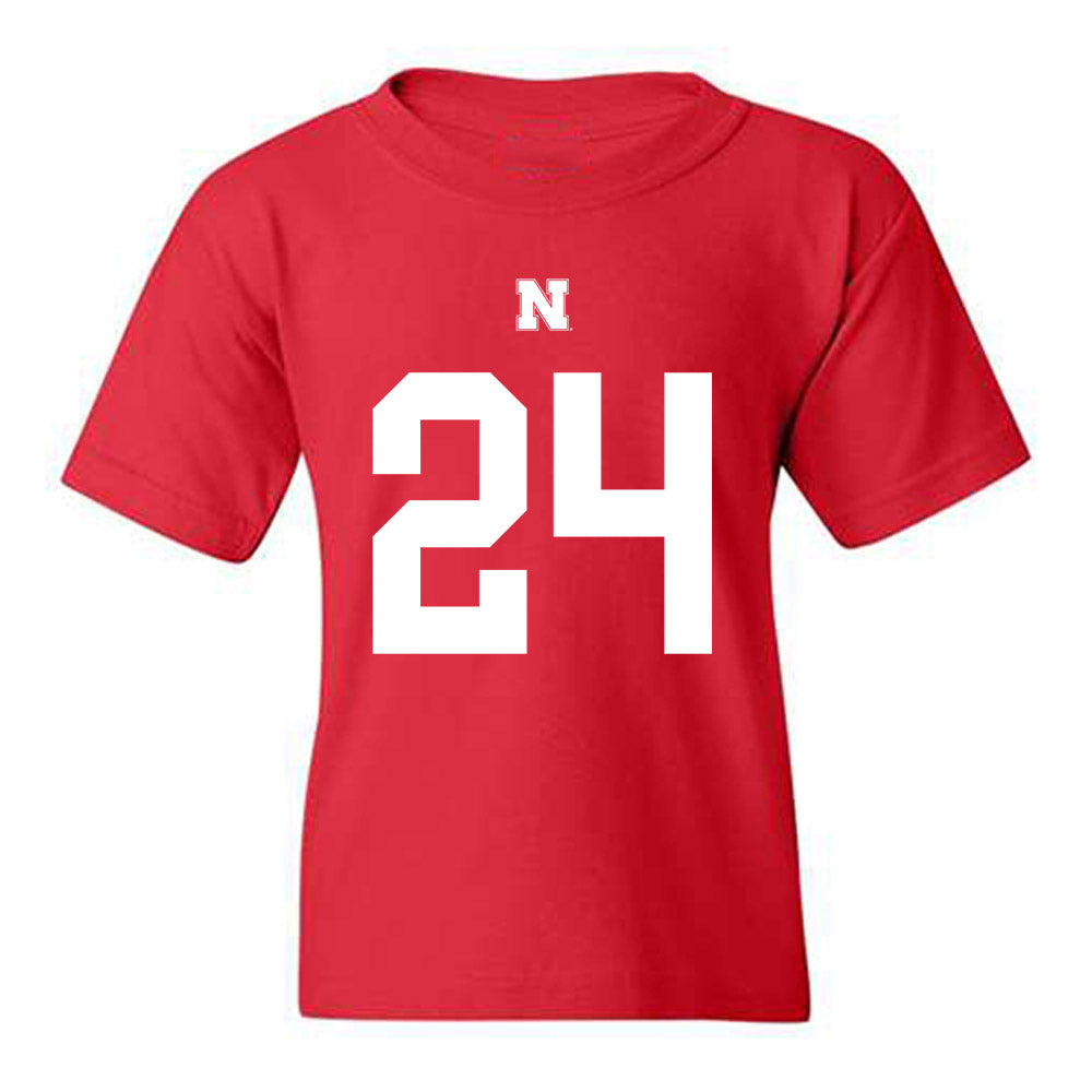 Nebraska - NCAA Football : Derek Branch - Fashion Shersey Youth T-Shirt-0