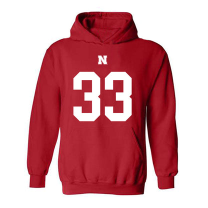 Nebraska - NCAA Football : Maurice Mazzccua - Hooded Sweatshirt