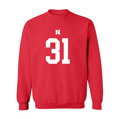 Nebraska - NCAA Football : Ryker Evans - Crewneck Sweatshirt