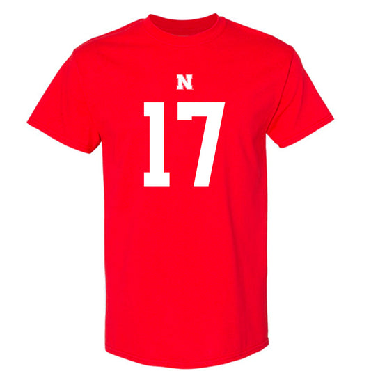 Nebraska - NCAA Football : Luke Longval - T-Shirt