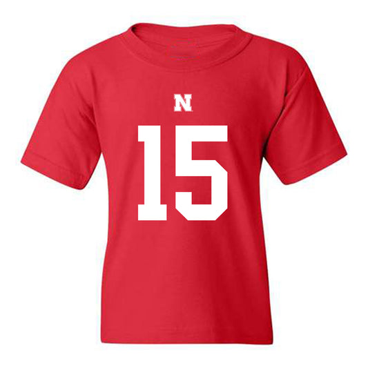 Nebraska - NCAA Football : Dylan Raiola - Youth T-Shirt
