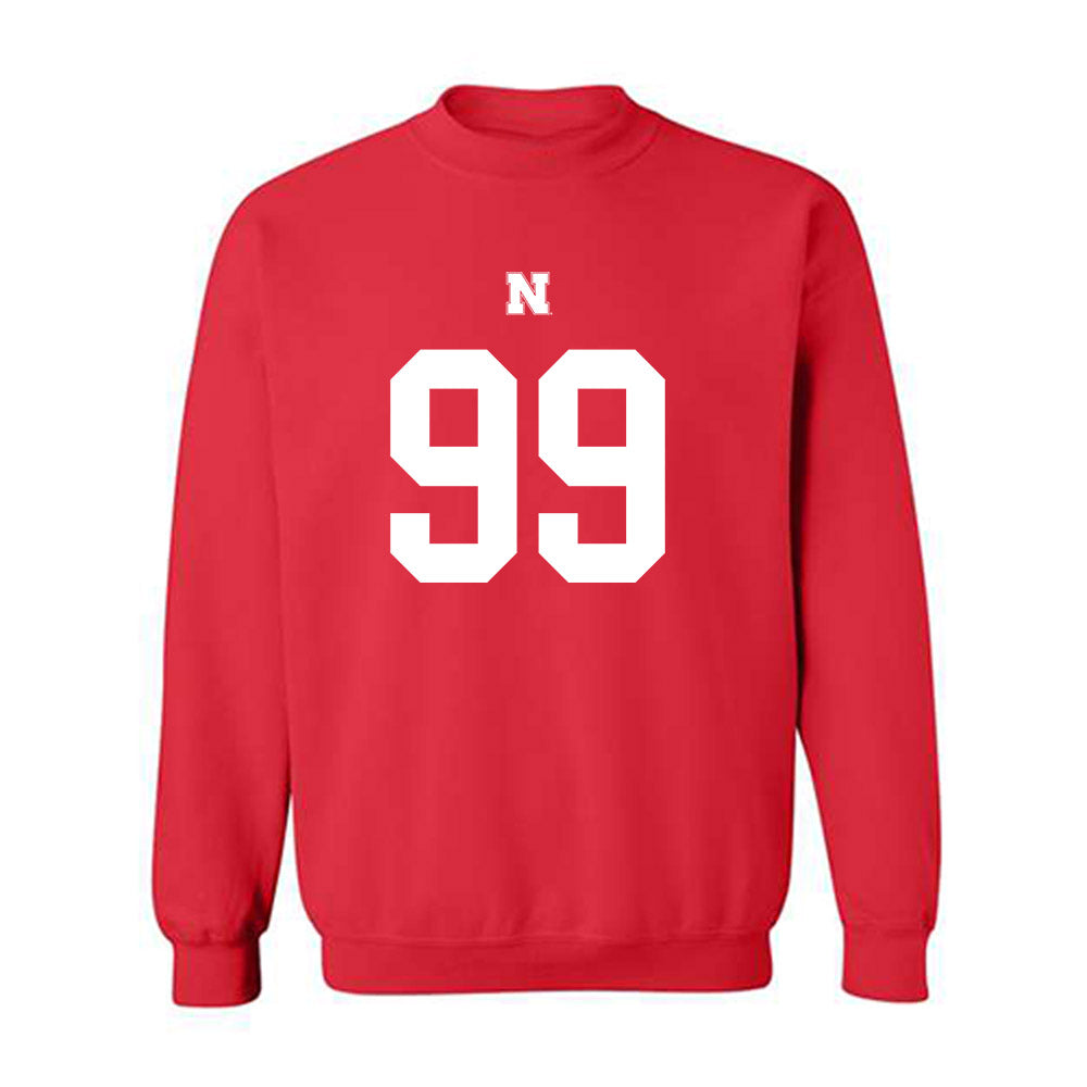 Nebraska - NCAA Football : Dylan Parrott - Fashion Shersey Crewneck Sweatshirt-0