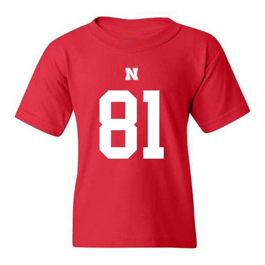 Nebraska - NCAA Football : Hayes Miller - Fashion Shersey Youth T-Shirt