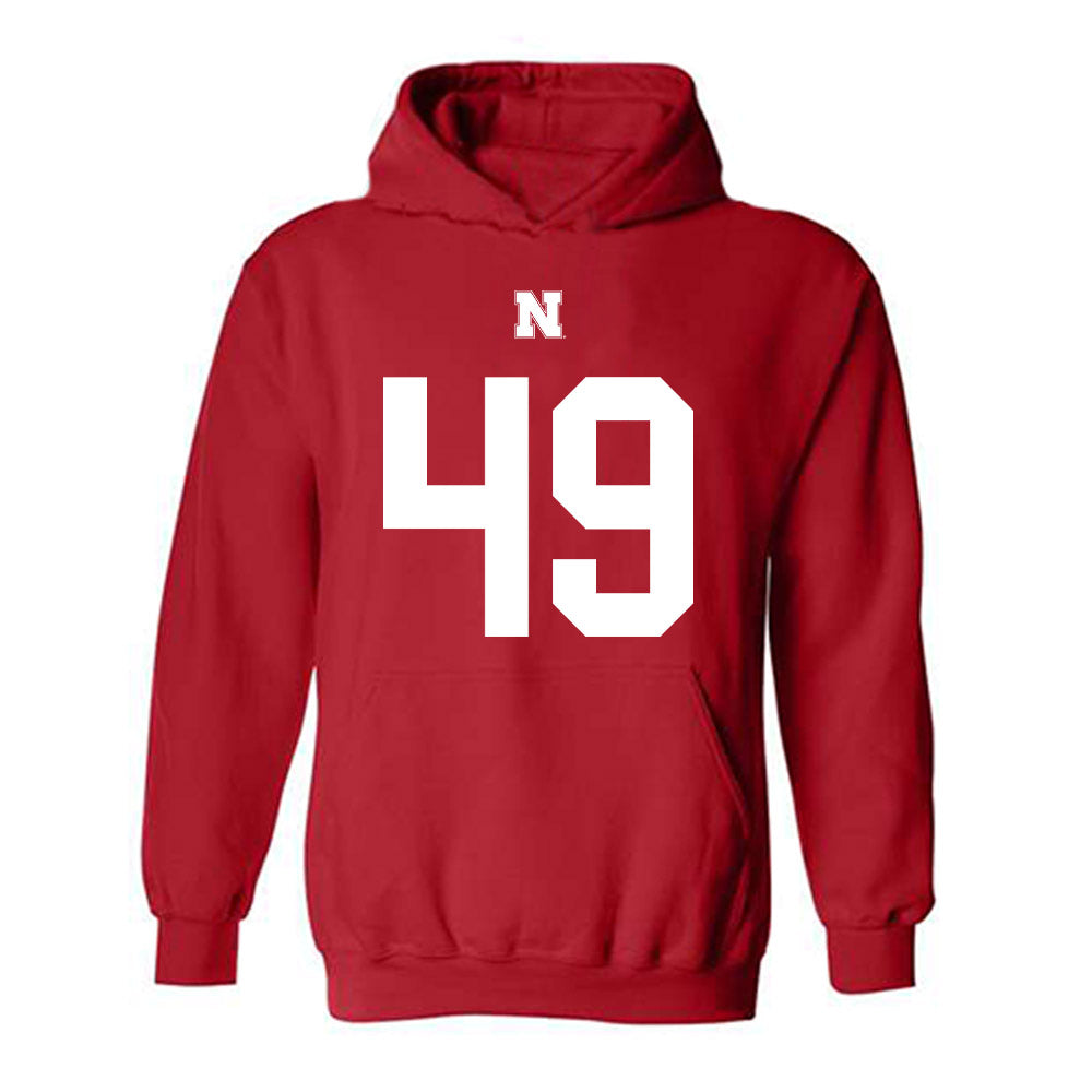 Nebraska - NCAA Football : Danny King - Fashion Shersey Hooded Sweatshirt