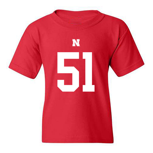 Nebraska - NCAA Football : Justin Evans - Fashion Shersey Youth T-Shirt-0