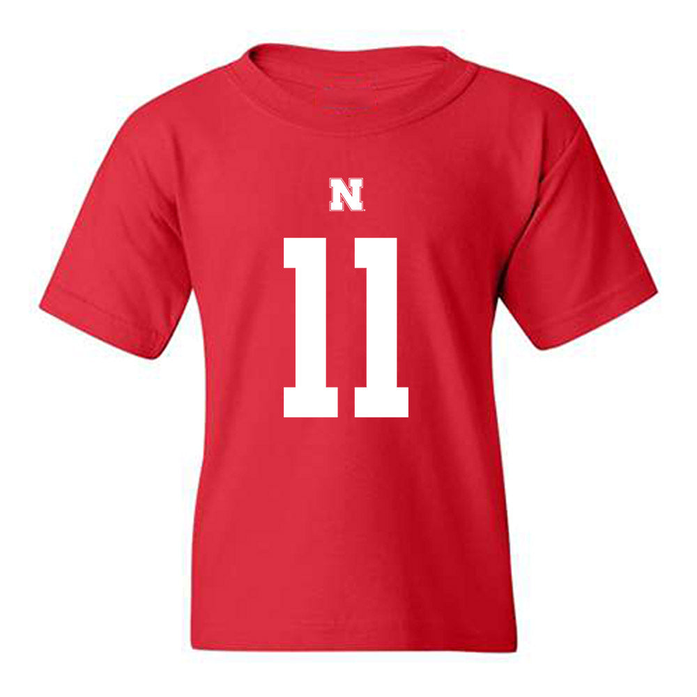 Nebraska - NCAA Football : Bode Soukup - Fashion Shersey Youth T-Shirt-0
