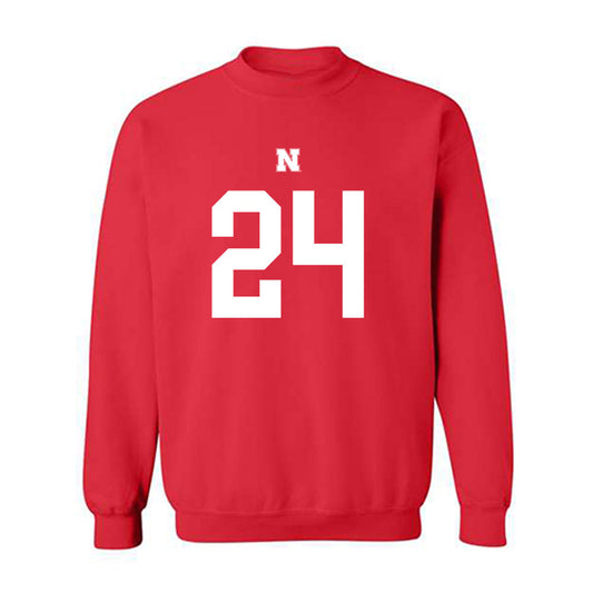 Nebraska - NCAA Football : Derek Branch - Fashion Shersey Crewneck Sweatshirt-0
