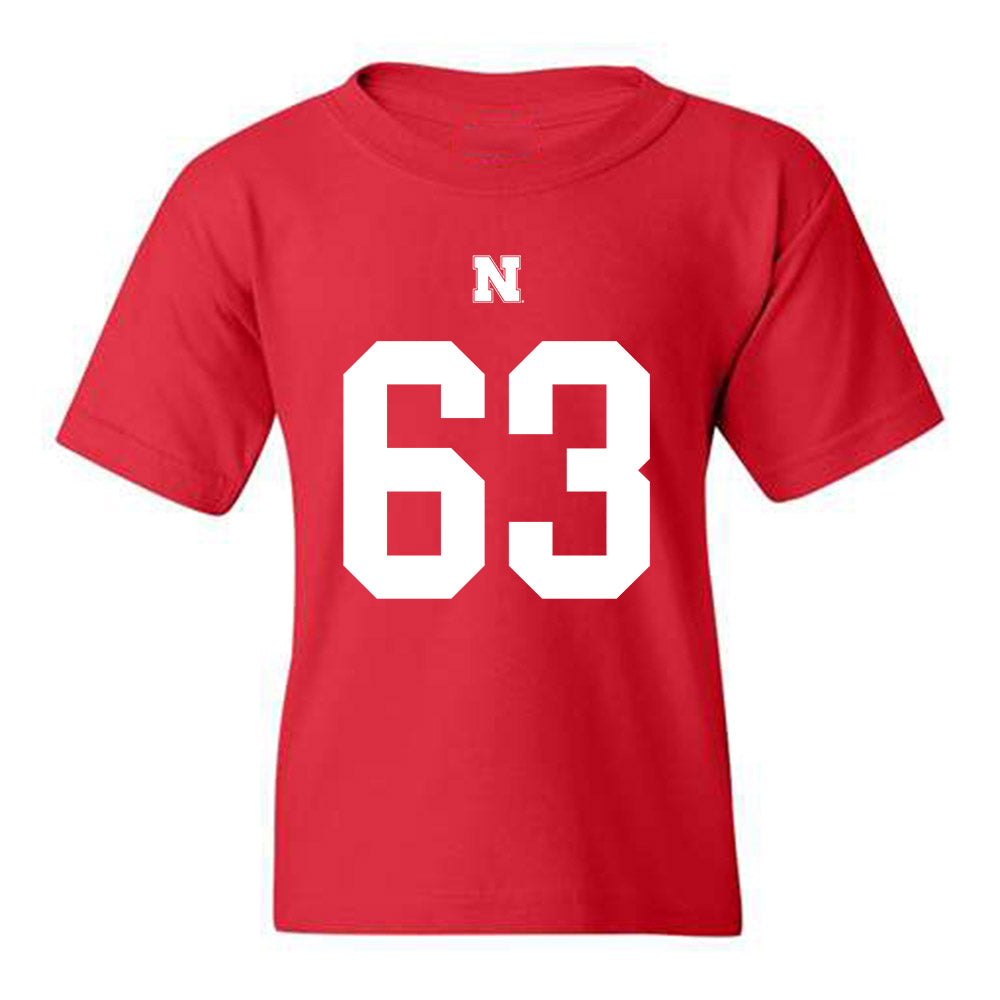 Nebraska - NCAA Football : Grant Brix - Youth T-Shirt