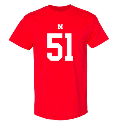 Nebraska - NCAA Football : Vincent Shavers - T-Shirt