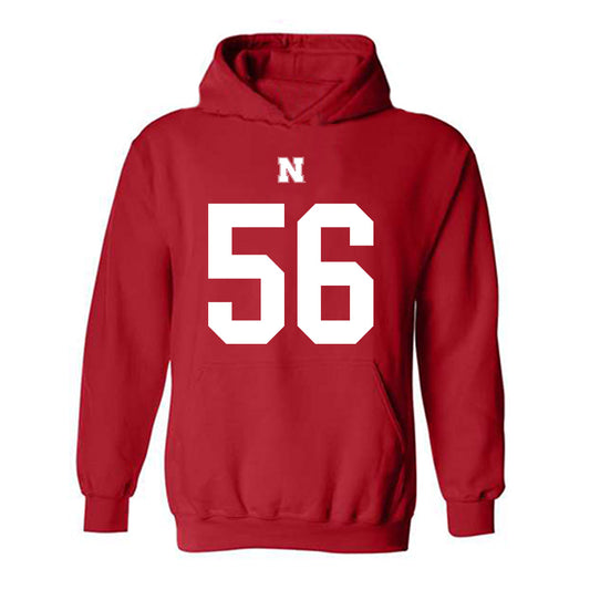 Nebraska - NCAA Football : Micah Mazzccua - Hooded Sweatshirt