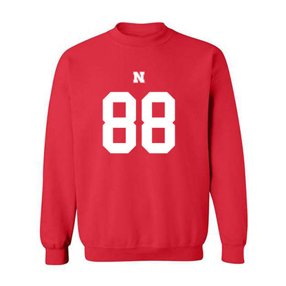 Nebraska - NCAA Football : Jackson Carpenter - Fashion Shersey Crewneck Sweatshirt-0