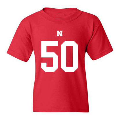 Nebraska - NCAA Football : Christian Jones - Fashion Shersey Youth T-Shirt-0