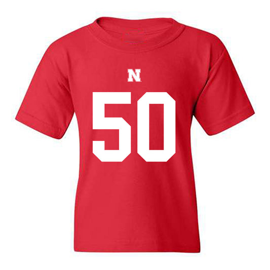 Nebraska - NCAA Football : Christian Jones - Fashion Shersey Youth T-Shirt-0