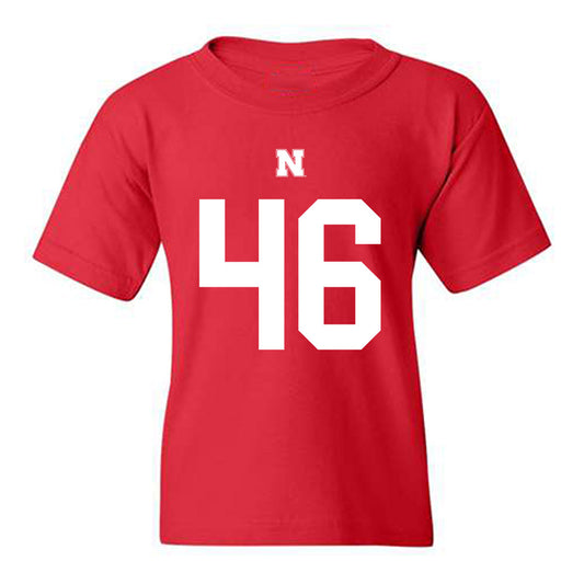 Nebraska - NCAA Football : Connor Schutt - Fashion Shersey Youth T-Shirt-0