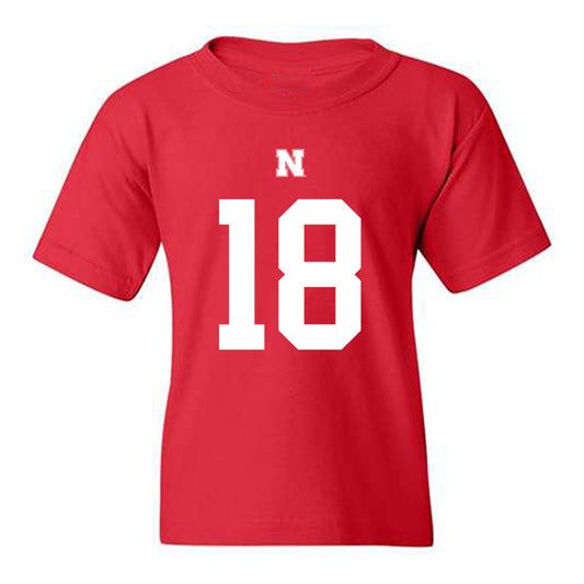 Nebraska - NCAA Football : Larry Tarver Jr - Fashion Shersey Youth T-Shirt-0