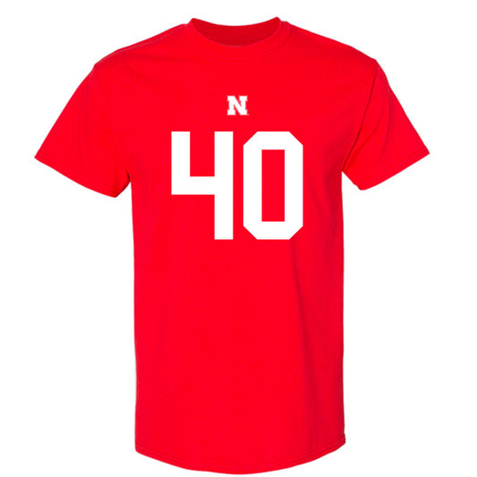 Nebraska - NCAA Football : Rowdy Bauer - T-Shirt