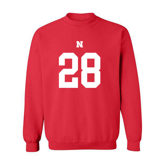 Nebraska - NCAA Football : Caleb Benning - Fashion Shersey Crewneck Sweatshirt-0